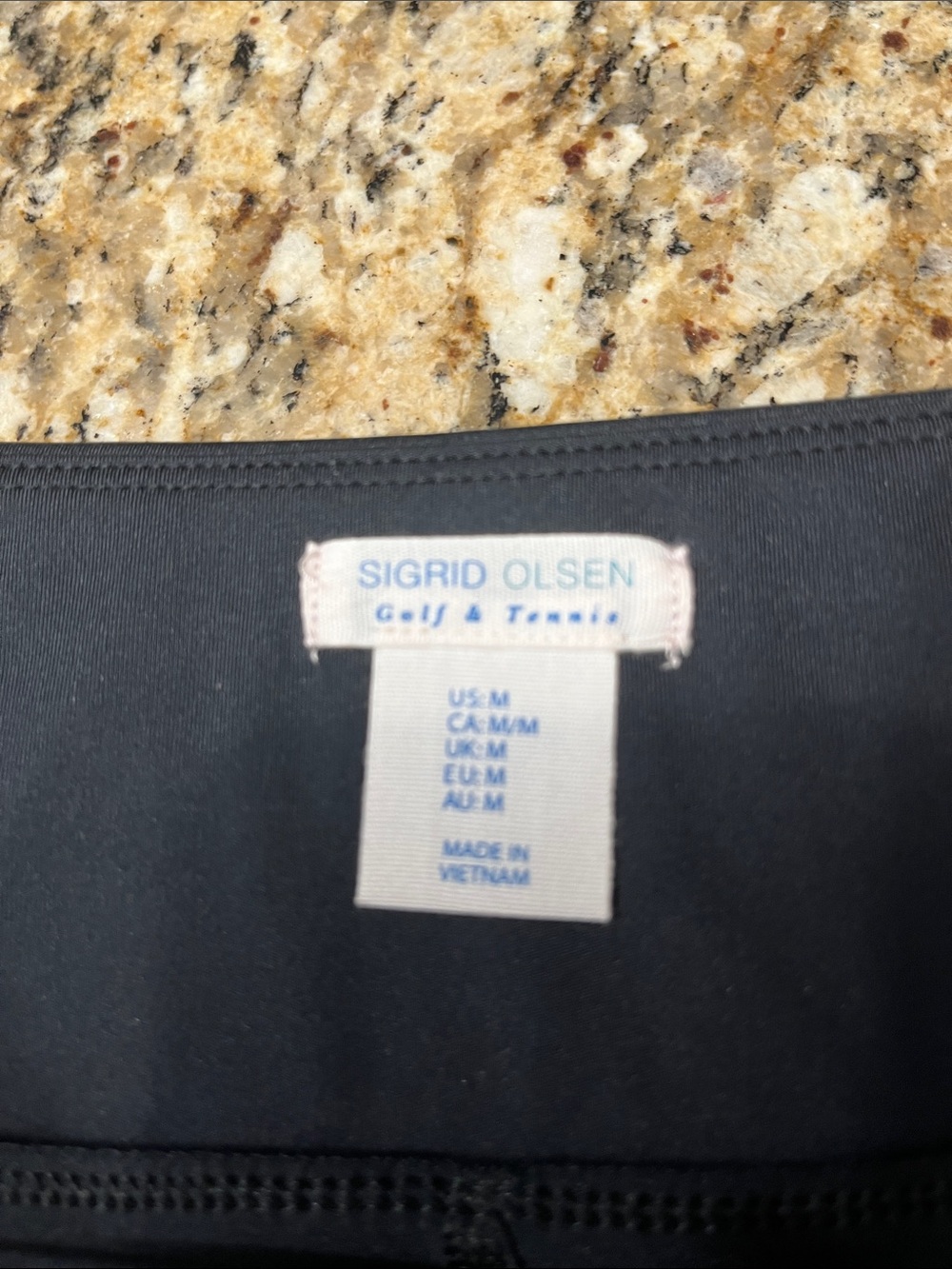 Sigrid Olsen Black Pleated Athletic Skirt - Picture 5 of 5